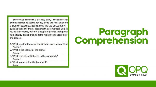 Paragraph Comprehension (PC)