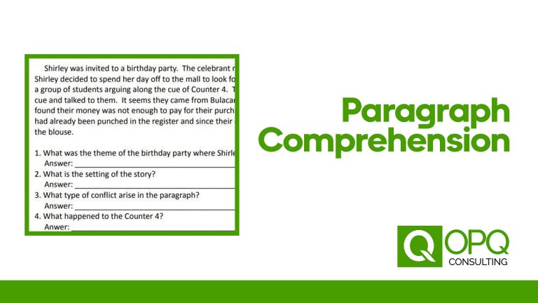 Paragraph Comprehension (PC)